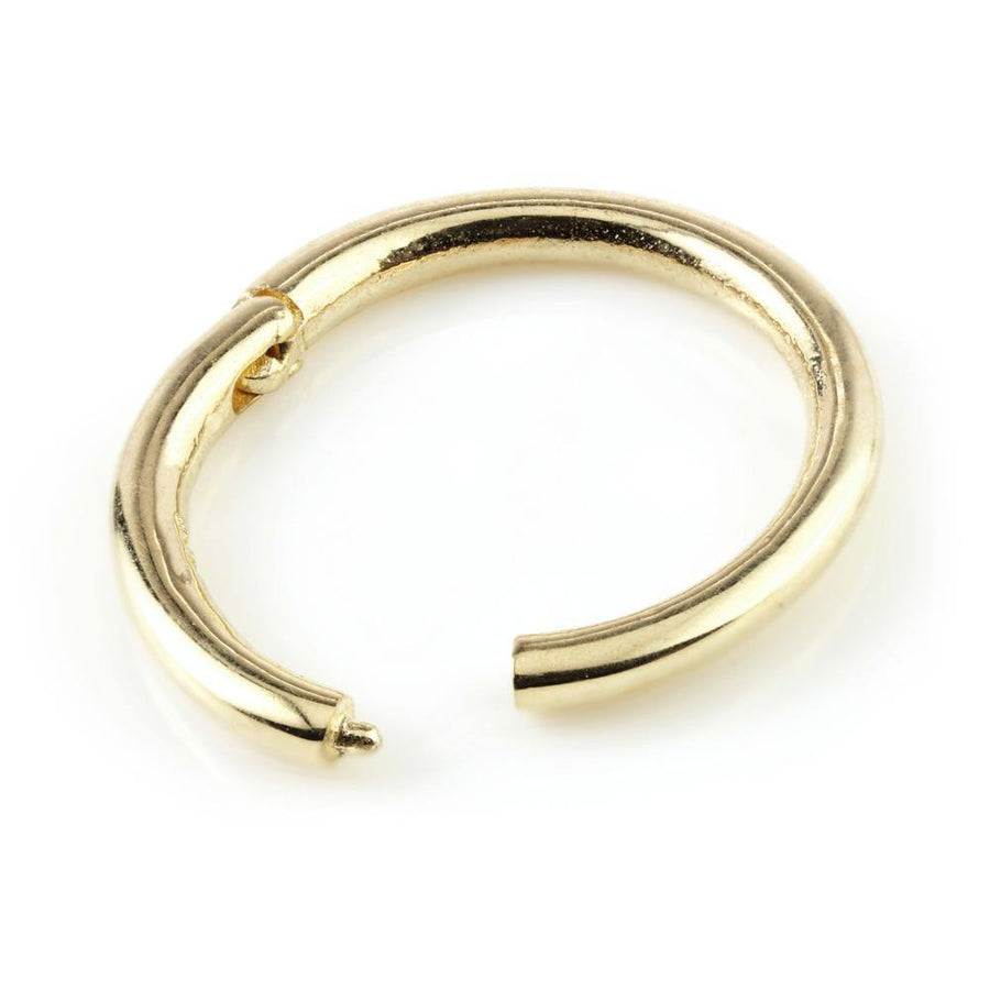 9ct Gold Plain Segment Hinge Ring (1.2mm) - ZuZu Jewellery