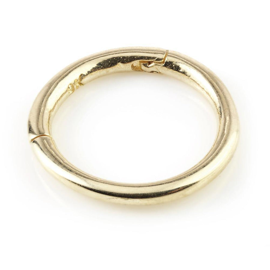 9ct Gold Plain Segment Hinge Ring (1mm) - ZuZu Jewellery