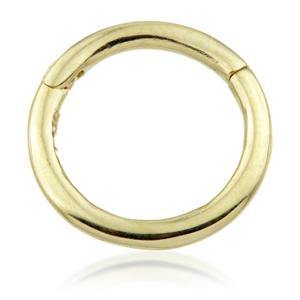 14ct Gold Plain Segment Hinge Ring (1.6mm) - ZuZu Jewellery
