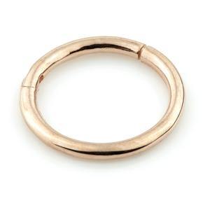 18ct Gold Plain Segment Hinge Ring (1mm) - ZuZu Jewellery