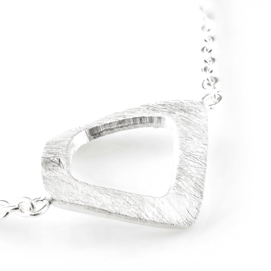 Silver Simply Square Chain Bracelet - ZuZu Jewellery