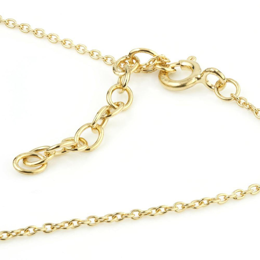 Gold Crystal Key 2 My Heart Pendant Necklace - ZuZu Jewellery