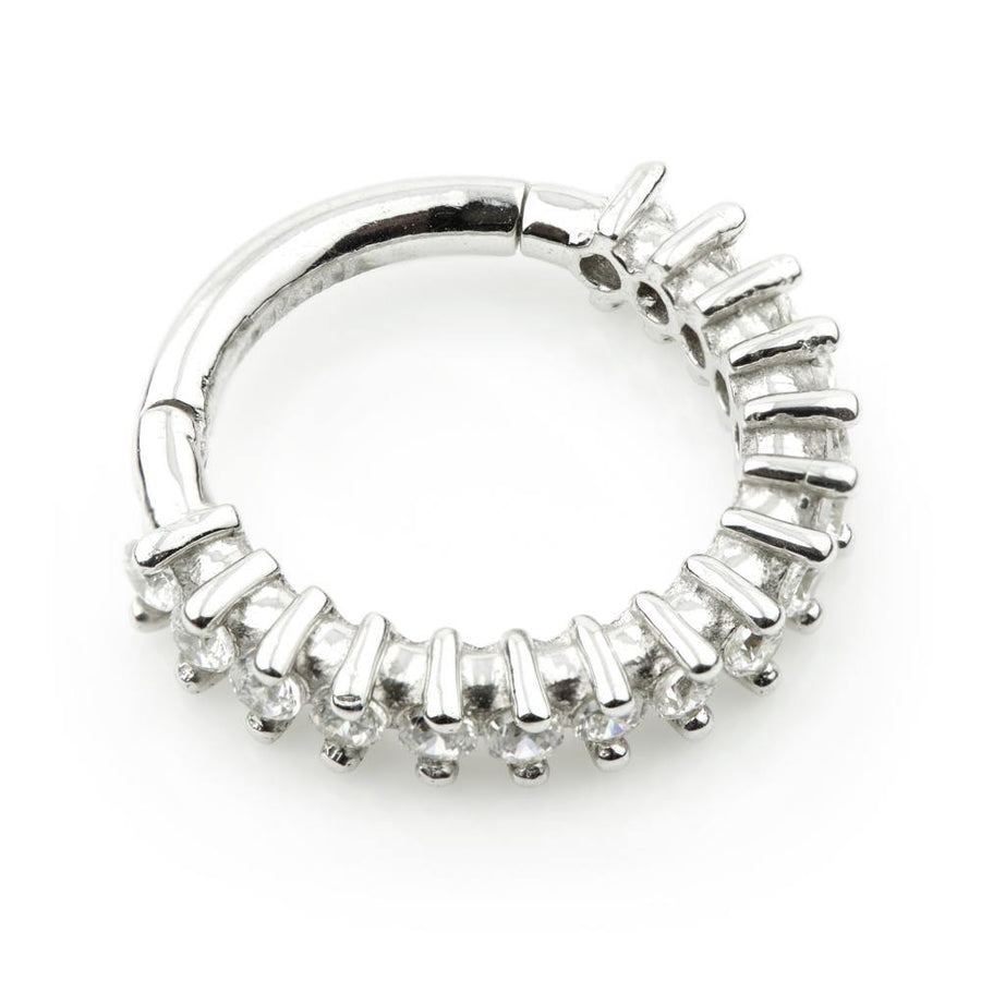 9ct Gold Hinge Eternity Rook Ring - ZuZu Jewellery