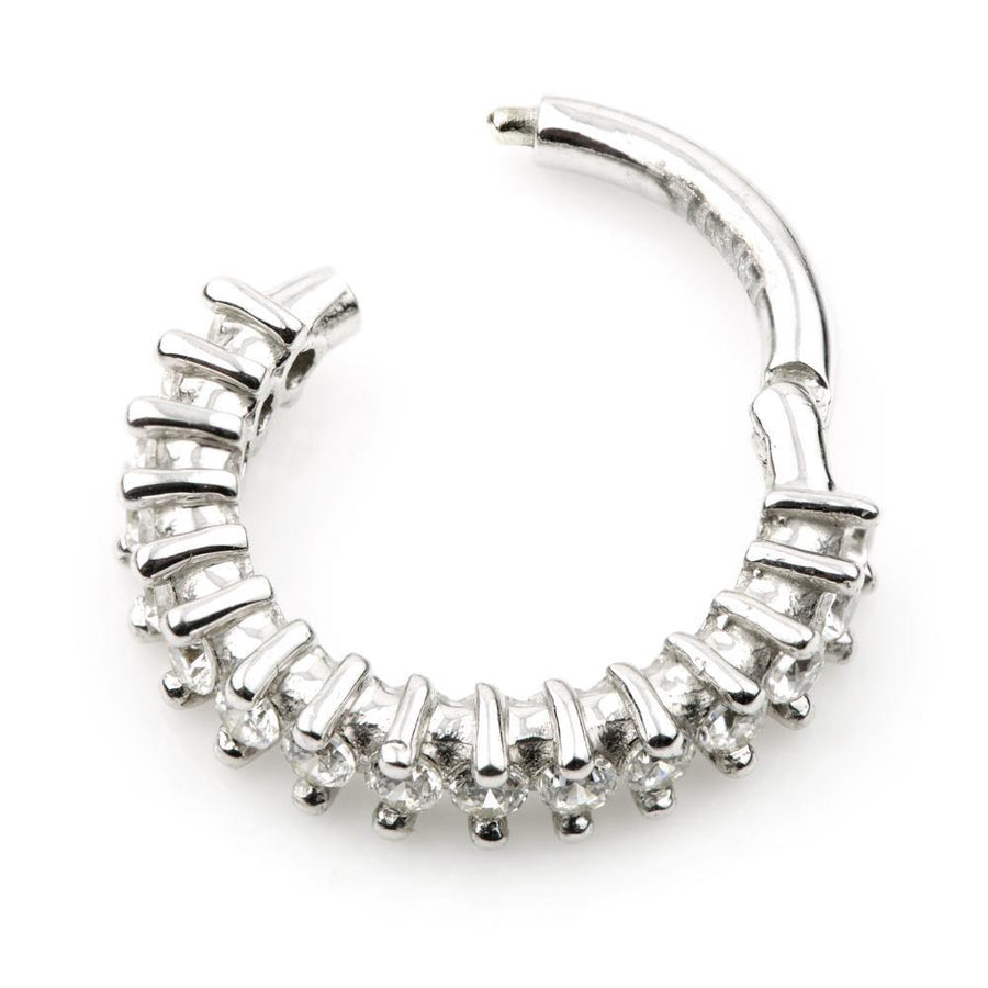 9ct Gold Hinge Eternity Rook Ring - ZuZu Jewellery