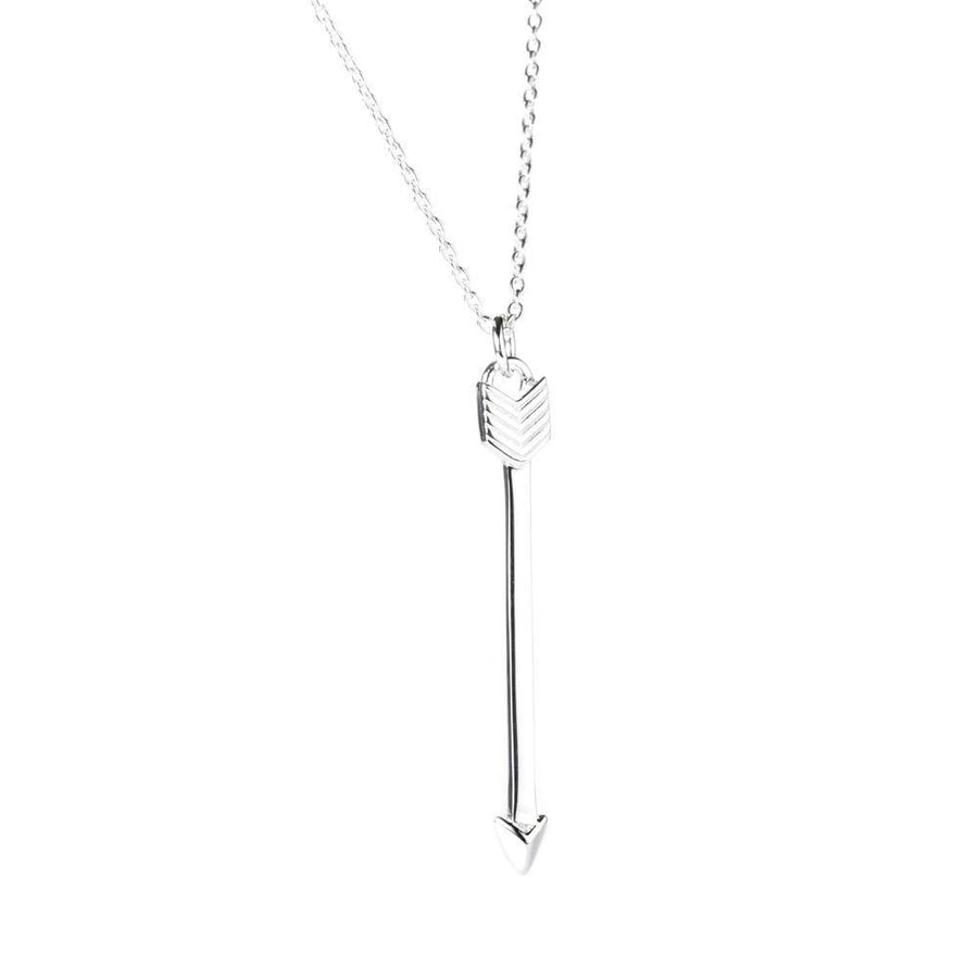 Sterling Silver Arrow Pendant Necklace - ZuZu Jewellery