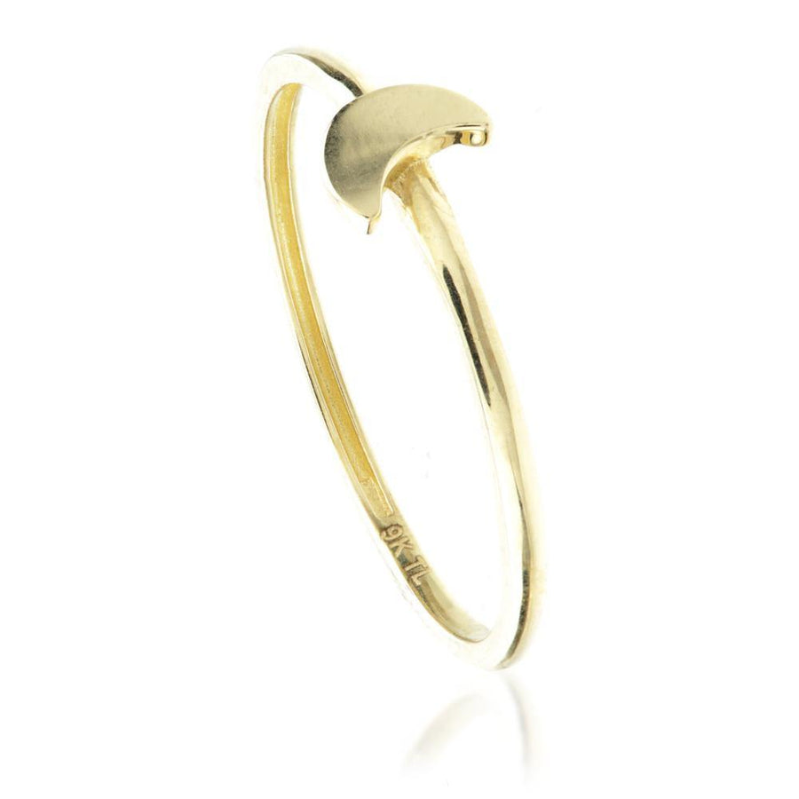 9ct Gold Multi Shape Triple Stacking Ring Set (3 Rings) - ZuZu Jewellery