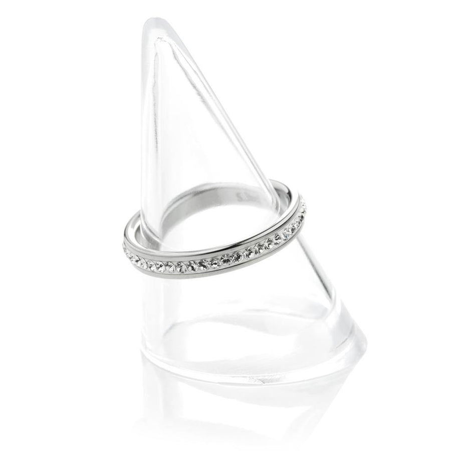 Swarovski Crystal Channel Eternity Ring - ZuZu Jewellery