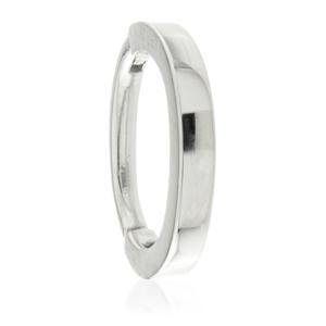 9ct Gold Plain Oval Rook Ring - ZuZu Jewellery