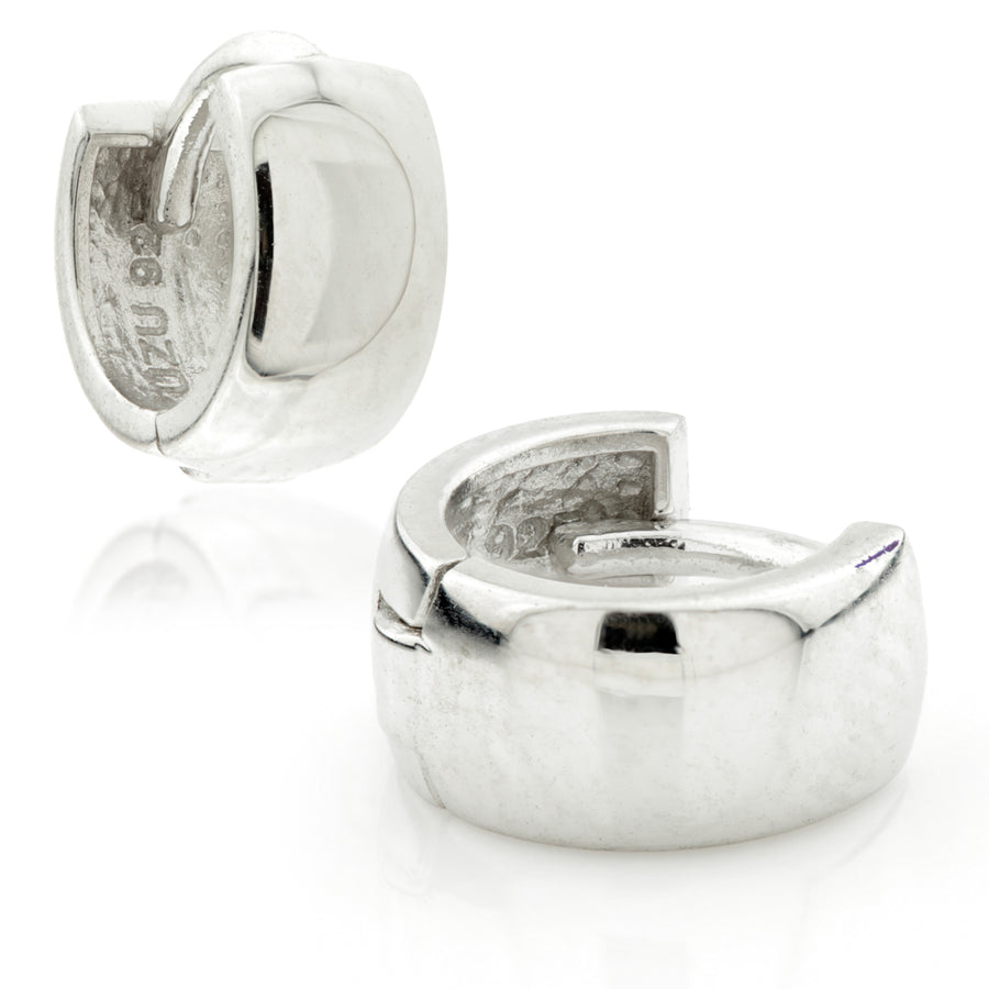 Sterling Silver Mini Cartilage Huggie Earrings - ZuZu Jewellery