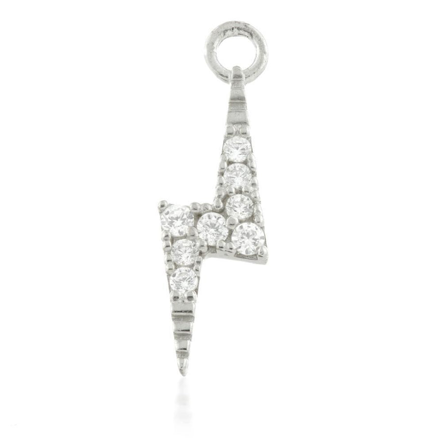 Tommyway Jewelry 925 Sterling Silver Lightning Bolt Charm – Traditional Style