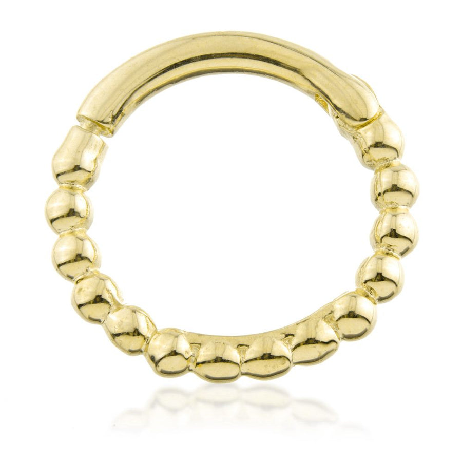 9ct gold daith best sale ring